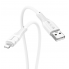 Кабель Usb - lightning белый 1 м Hoco X67